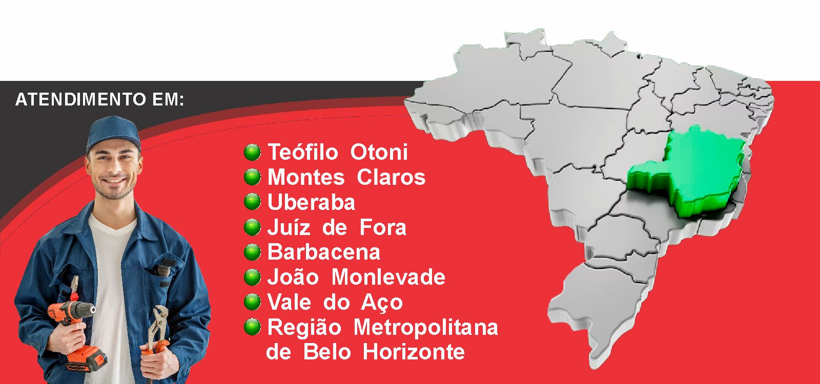 ESMARTY ELEVADORES NOSSOS TECNICOS - • Teófilo Otoni • Montes Claros • Uberaba • Juíz de Fora • Barbacena • João Monlevade • Vale do Aço Toda grande Região Metropolitana de Belo Horizonte